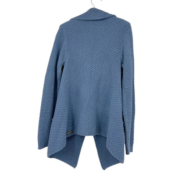 Matilda Jane Asymmetric Hem Convertible Cowl Neck Waterfall Cardigan Size Medium - Picture 4 of 11